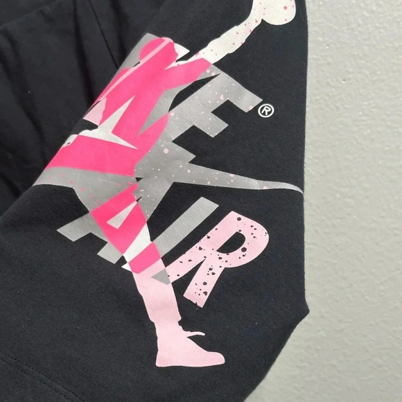 Air Jordan Girls Black Biker Shorts‎ Size L. - Picture 4 of 6